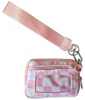 Wallet-8036-290 CHECK LT PINK